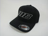 Borg Motorsports Outlined White Logo on a Black Hat, Flexfit