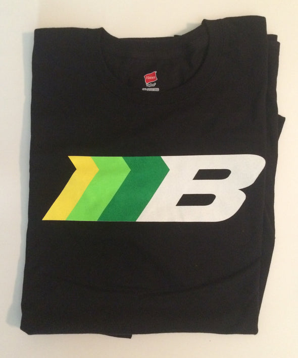 The Borg Motorsports official t-shirt featuring our full color logo on black Hanes Beefy T's.