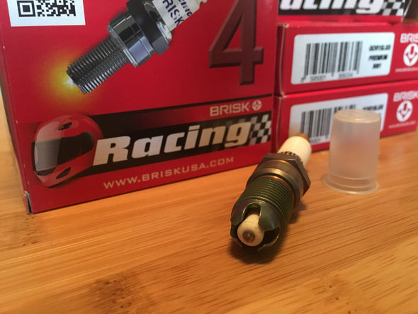 Brisk Racing GOR15LGS Spark Plugs, Set of 8